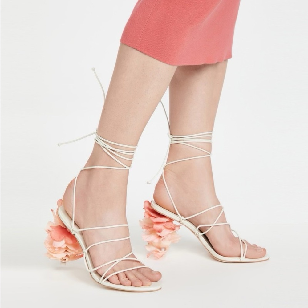 CULT GAIA FLORAL HEELS size 36.5